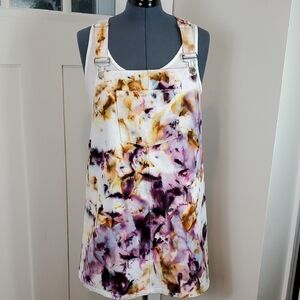 Vero Moda Denim Tie-Dye Overall Dress - XL